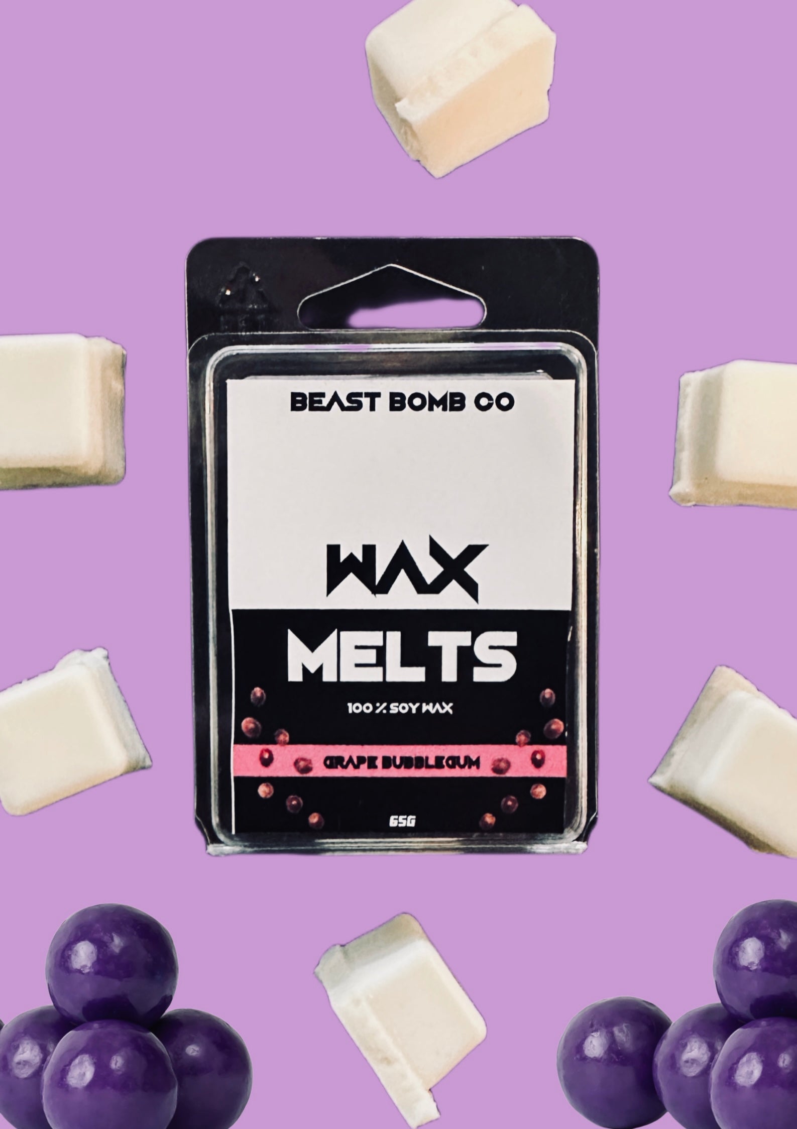 Grape Bubblegum Wax Melts Melbourne Sydney Brisbane 