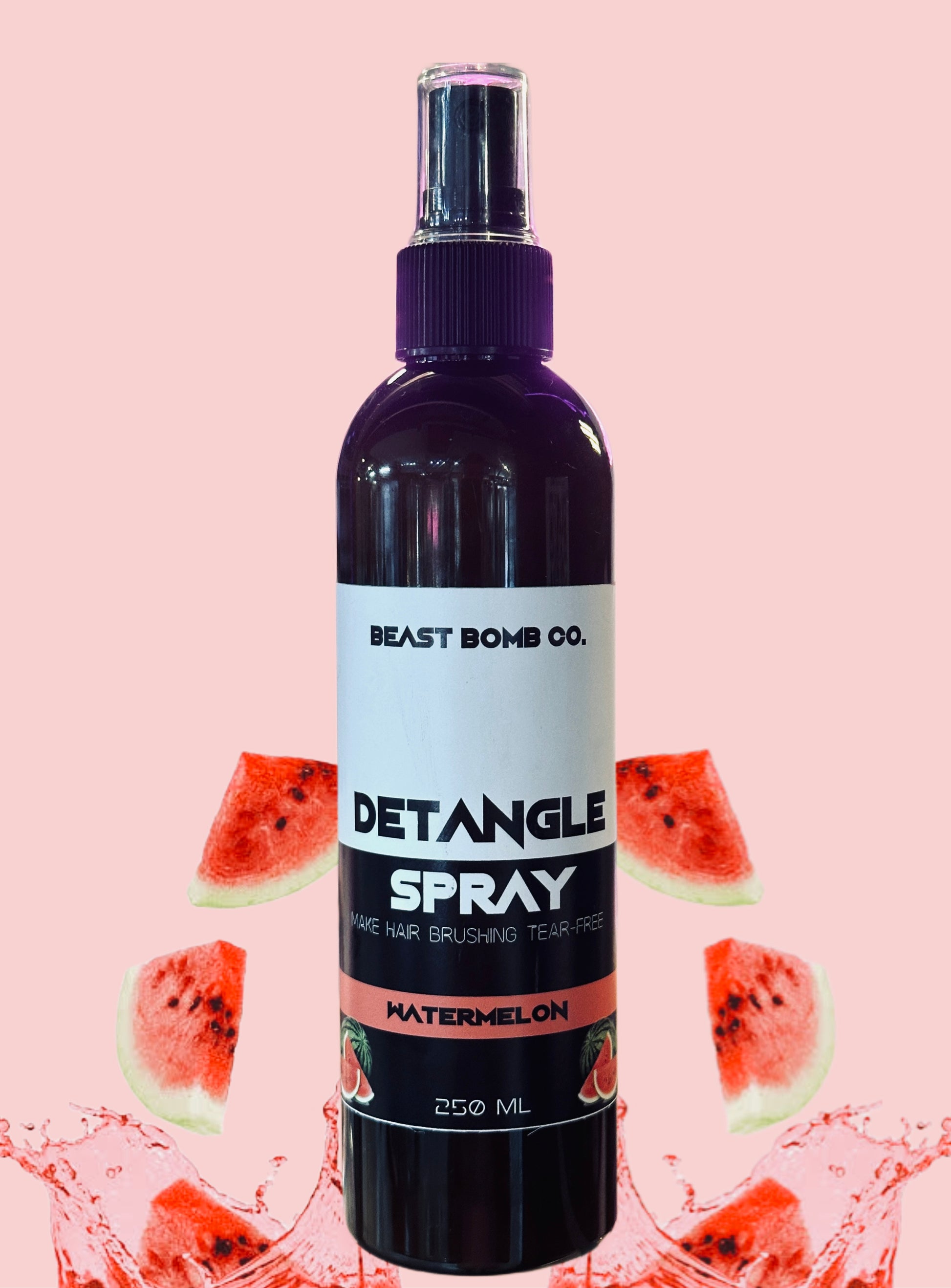 Watermelon hair detangle spray 