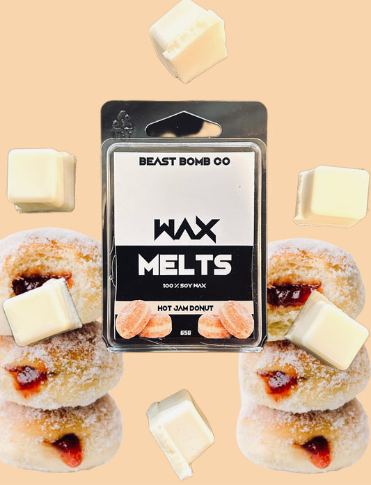 Hot jam donut wax melts 