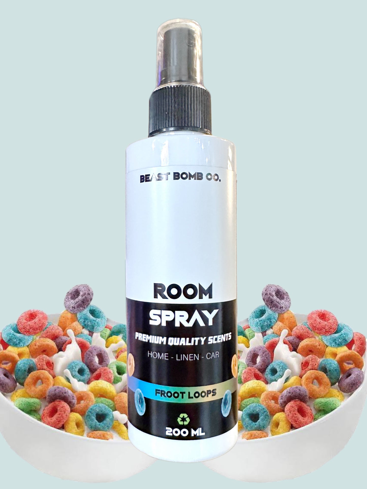 Fruit loops type room spray air freshener 